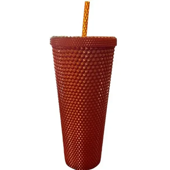Starbucks Limited Edition Studded Tumbler Orange Pearl Halloween 2022 Venti 24oz - Picture 3 of 5